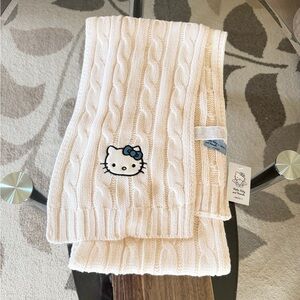 Forever 21 Hello Kitty Cream Cable Knit Kids Hat